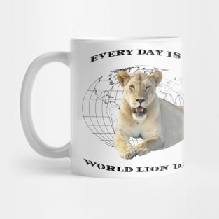 Every Day Is A Word Lion Day Mug